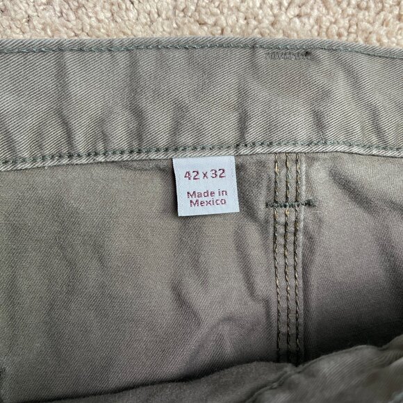 Carhartt Pants Mens 42x31 Brown Relaxed Fit Washed Twill Dungaree Carpenter Work - Picture 3 of 7